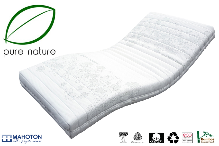 Vormen kom tot rust rem Pure Nature 100% Natuurlatex matras Lima Firm