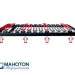 Lattenbodem-Reflexion-vlak