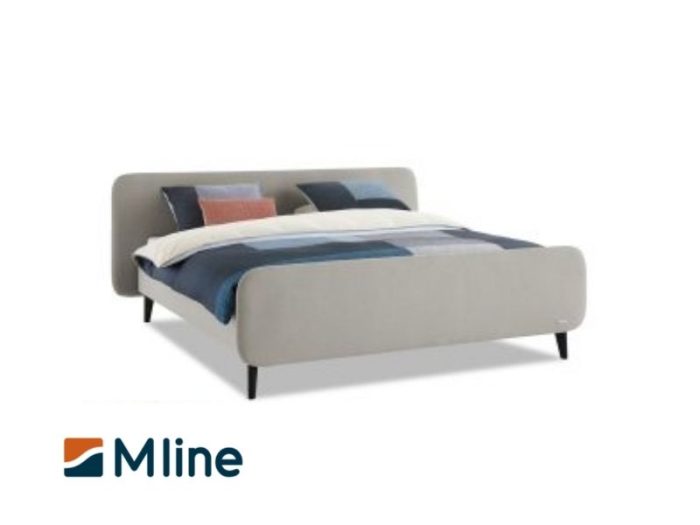 mline ledikant grijs