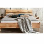 Ledikant Rough 100% massief eikenhout naturel