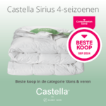 Castella Sirius 4-seizoenendekbed 90% eendendons